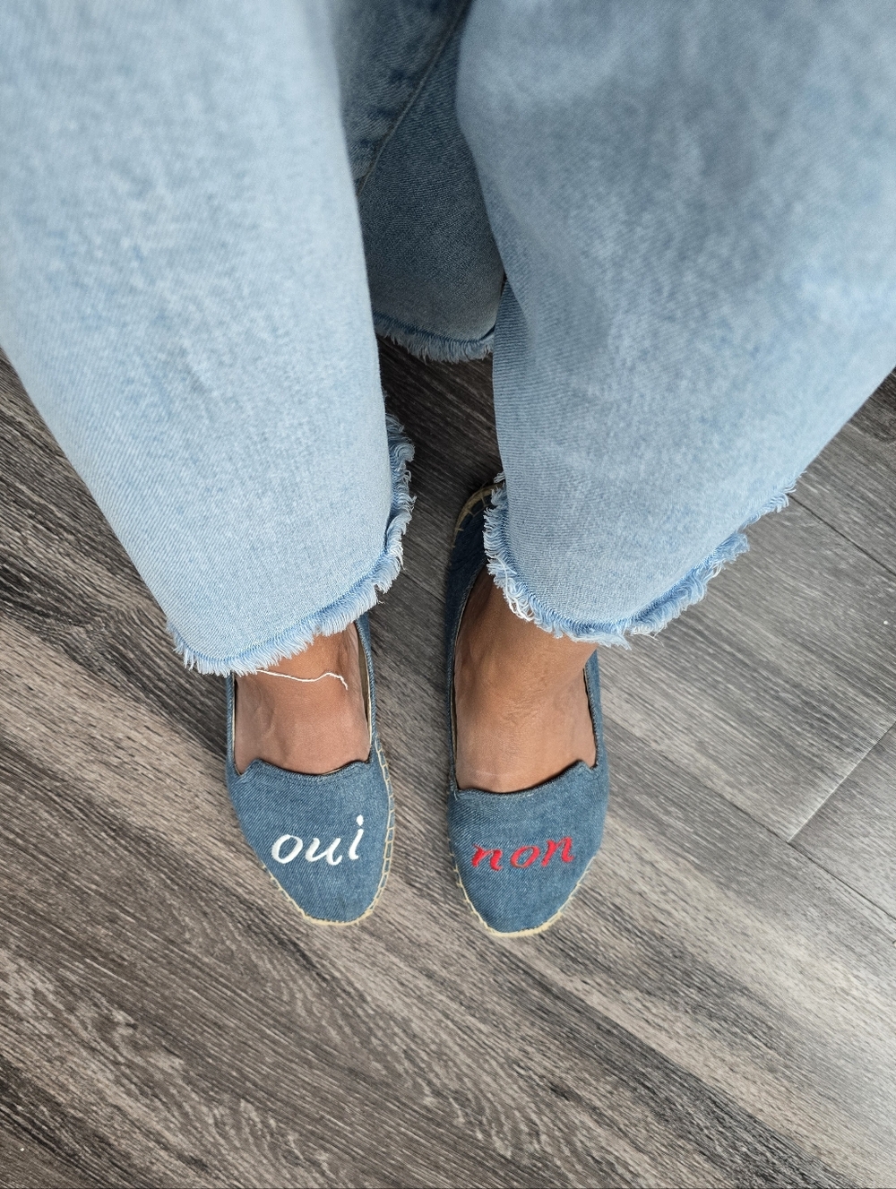 Soludos Blue Denim Slip-On Espadrilles